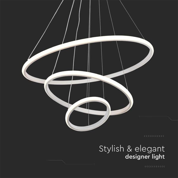 Moderne Hängeleuchte mit ringförmigem Design