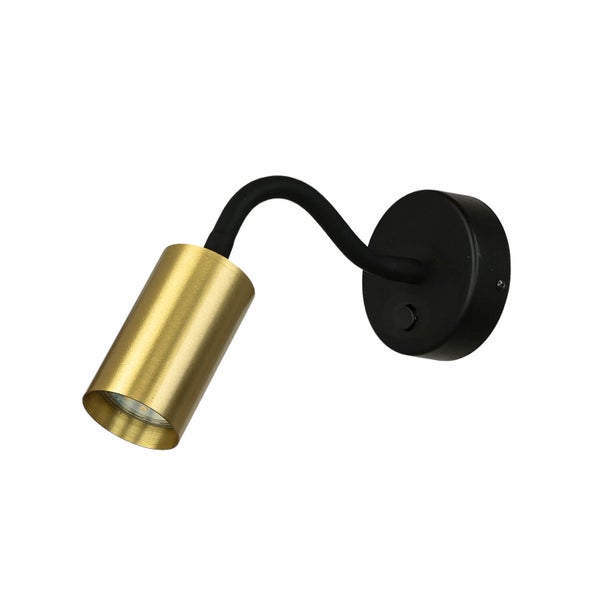 Wandleuchte mit verstellbarem Spotkopf