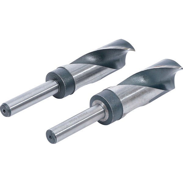 Zwei HSS 28 Millimeter Forstnerbohrer