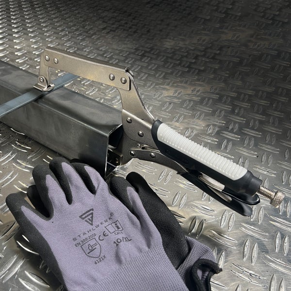 STAHLWERK Gripzangen Set 4-teilig C-Form 6 bis 14 Zoll inklusive Transportkoffer