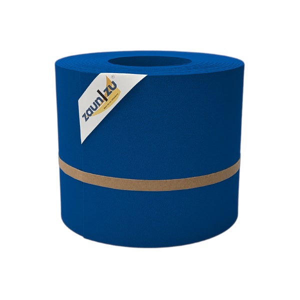 Zaunfolie auf einer Rolle mit Zaunzu Logo