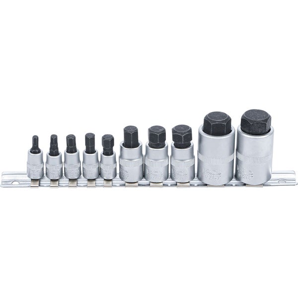 BGS Bit-Einsatz-Satz extra kurz Innensechskant 4 - 19 mm 10tlg. - 5099