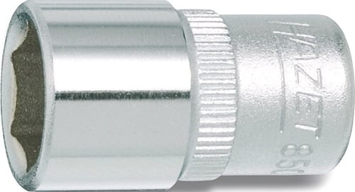 Hazet Steckschlüsseleinsatz 850 1/4 6-kant SW 9 mm L 25 mm - 850-9