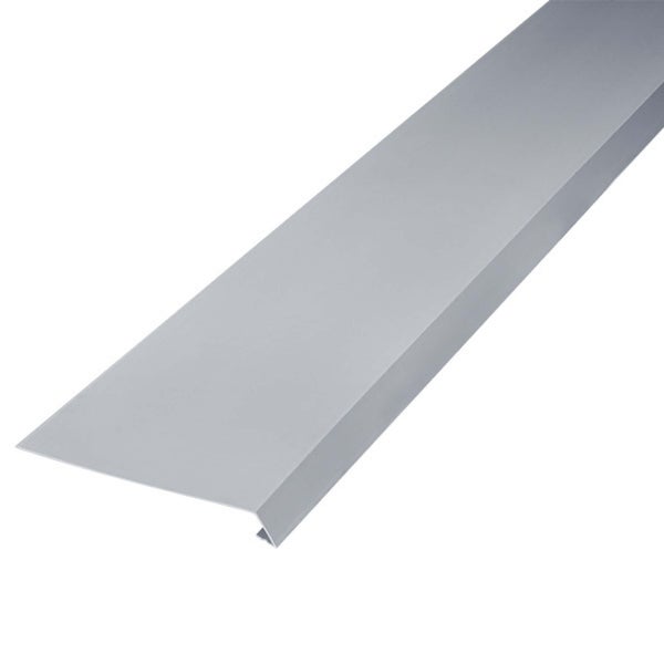 Traufblech aus Aluminium zur gezielten Ableitung von Regenwasser am Dachrand.