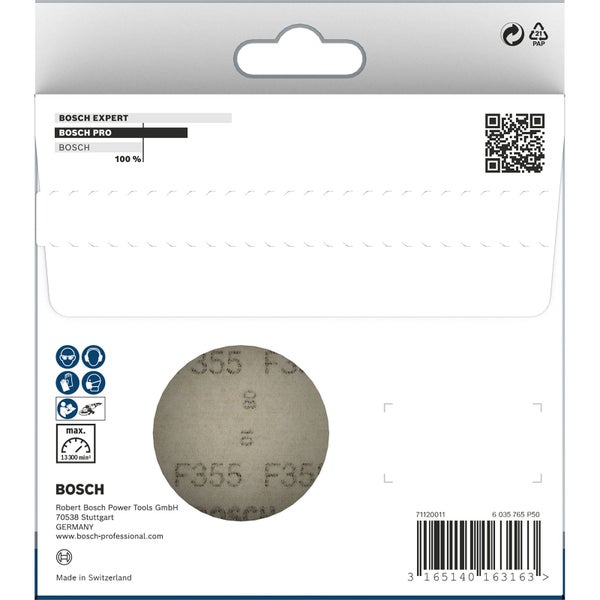 Verpackung Bosch Schleifscheibe