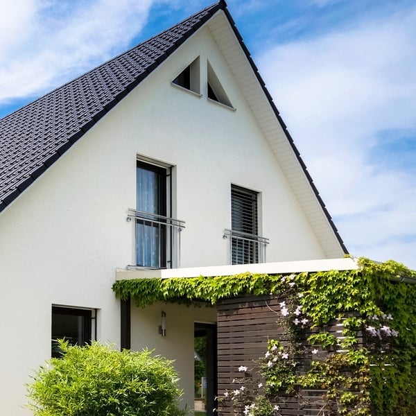 ECD Germany Französischer Balkon 90 x 128 cm mit 9 Füllstäben, Silber glänzend, aus Edelstahl, Balkongeländer Stabgeländer Balkonbrüstung Balkongitter Fenstergeländer Außen Fenstergitter Fensterschutz