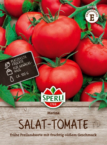 Sperli Saatgut Matina Salattomate für Gewächshaus und Freiland