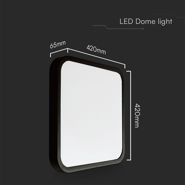 LED Deckenleuchte mit den Maßen 420 x 420 x 65 Millimeter