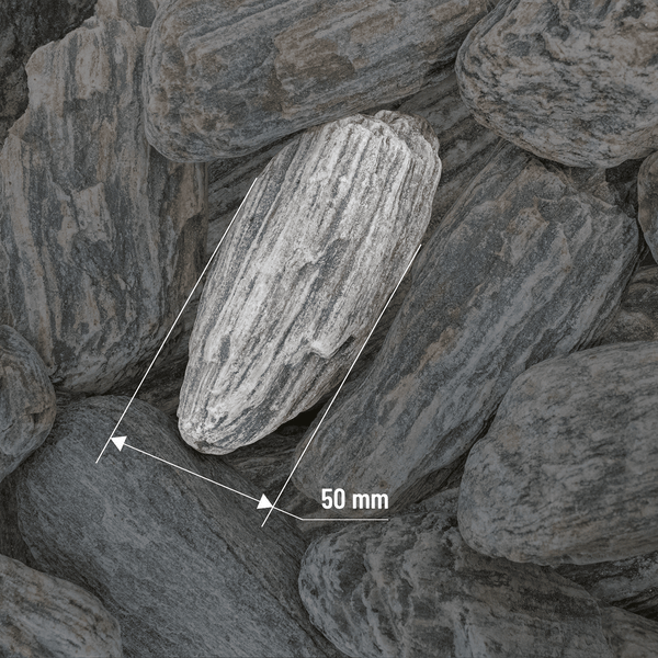 Galamio Gneis Schotter » kaschiert & getrommelt « 1000kg