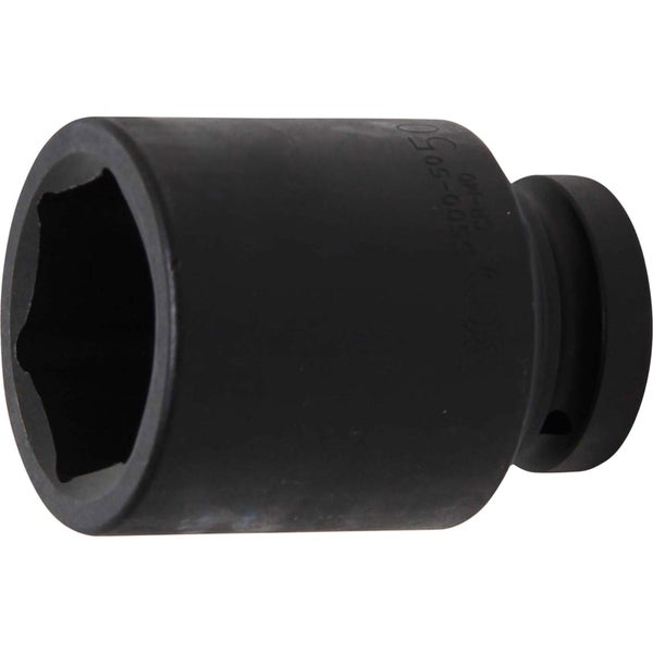 BGS Kraft-Steckschlüssel-Einsatz Sechskant tief Antrieb Innenvierkant 25 mm (1) SW 50 mm - 5500-50