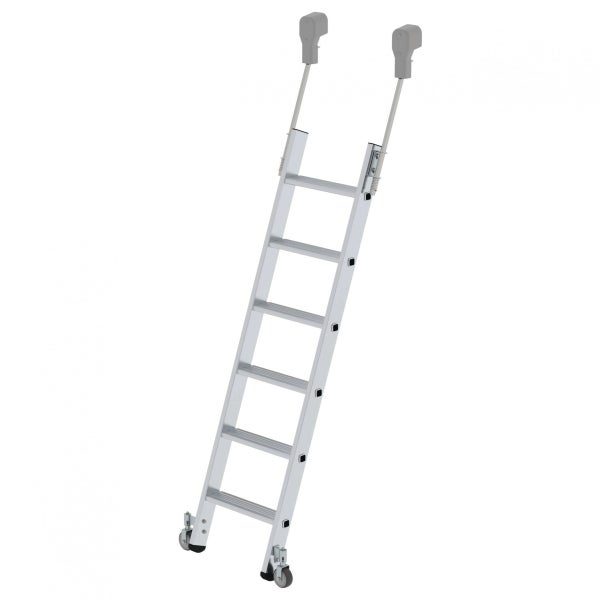 Dachbodentreppe mit Rollen und Einhängevorrichtung