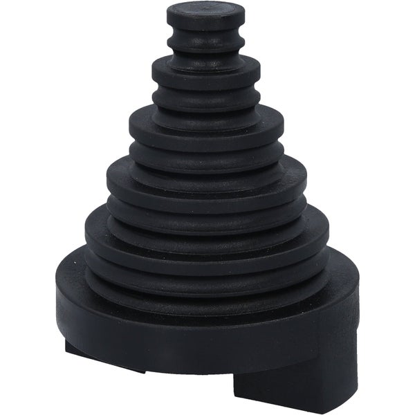 Schwarze Gummimanschette