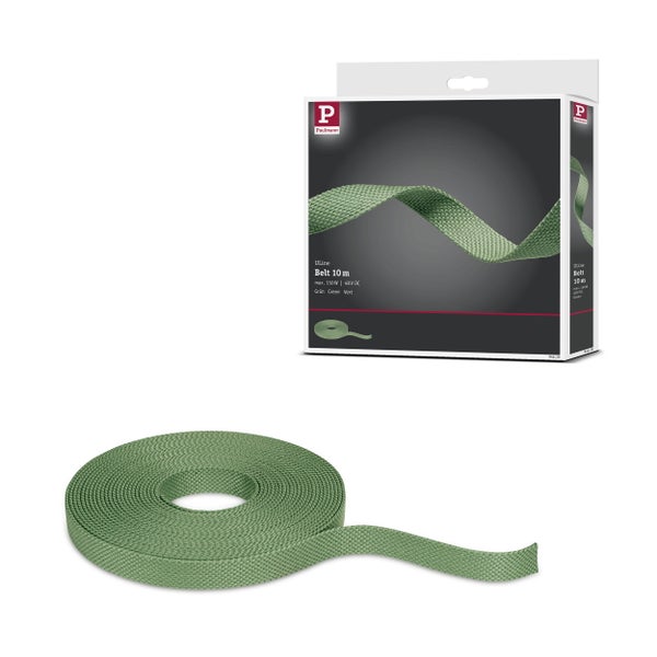 ULine Gurt 10m Dacron Textil Kupfer Grün