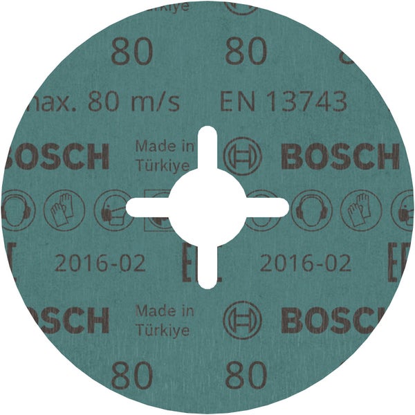 Bosch Schleifscheibe mit der Kennzeichnung 80