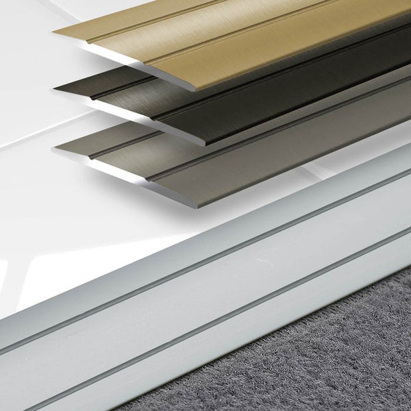 FLOORDIREKT Übergangsprofil Firm - Breite: 36 mm - Selbstklebend - Champagner - 100 cm