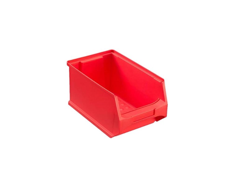 PROREGAL Rote Sichtlagerbox 3.0 HxBxT 12,5 x 14,5 x 23,5 cm 2,8 Liter Sichtlagerbehälter Sichtlagerkasten Sichtlagerkastensortiment Sortierbehälter