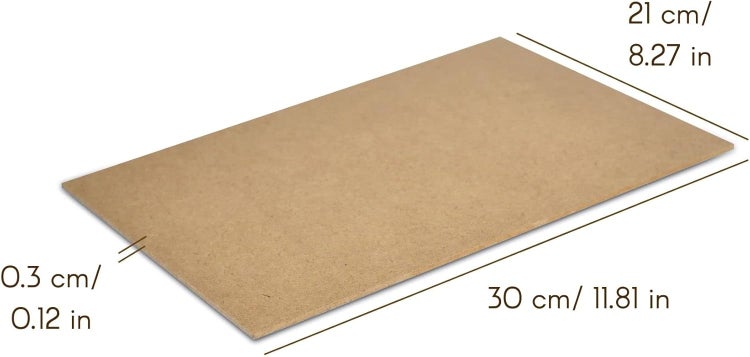 Creative Deco 10xA4 MDF Platten 300x210x3 mm