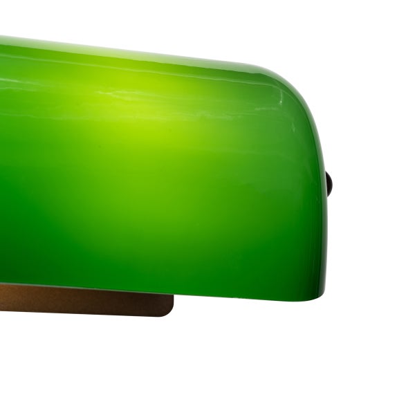 Grüne Tischleuchte aus Glas