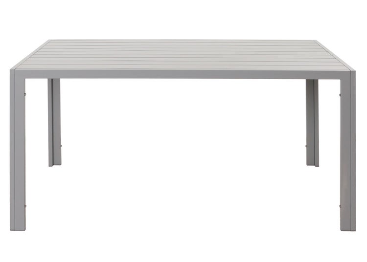 Quadratischer Gartentisch aus Aluminium