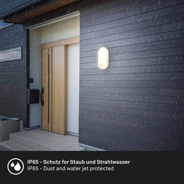 LED Wandlampe Aussen IP65 LED Wandleuchte Bewegungsmelder Garten Hauswand
