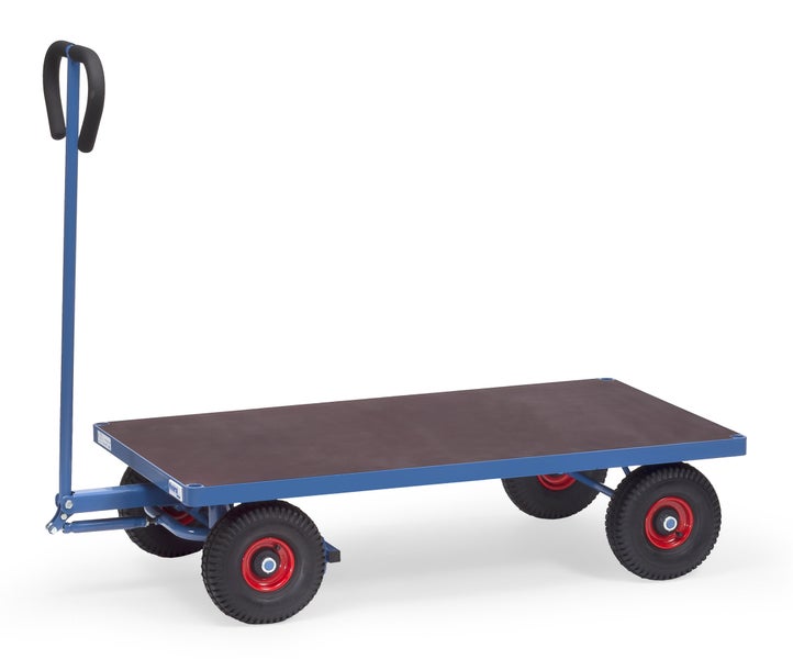 Fetra Handwagen mit Plattform Vollgummibereifung, 1060x600 mm Ladefläche