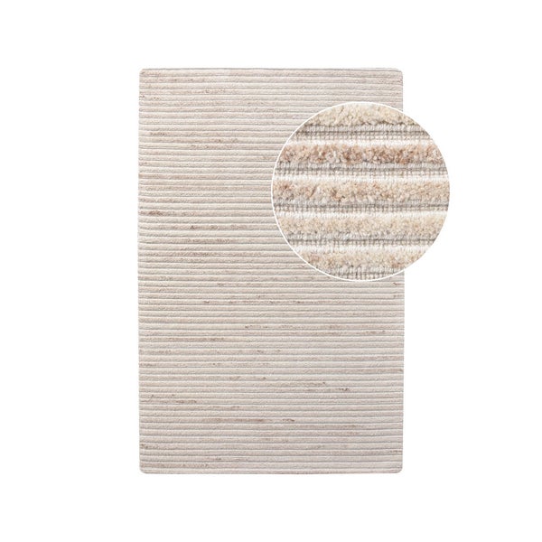 Mango Teppich handgetuftet 160x230cm offwhite. 160 X 230 X 1 cm