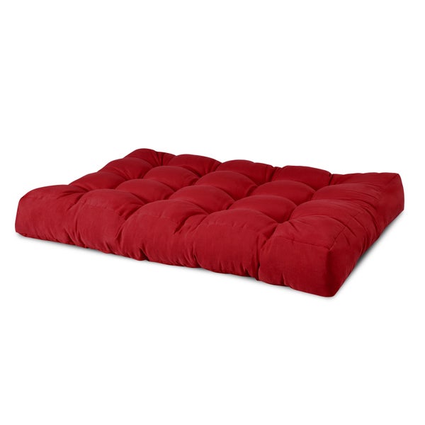 Beautissu ECO Style Palettenkissen Sitz 120x80x15cm Rot