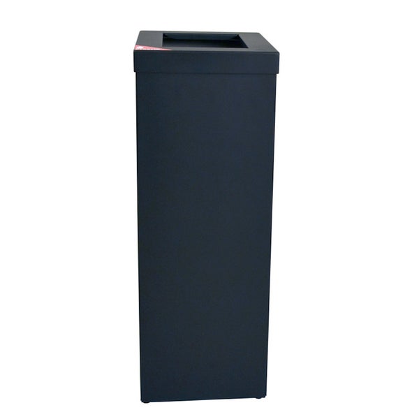 PROREGAL Wertstoffsammler Recycloflex 60 Liter HxBxT 70,5 x 26,3 x 34,3 cm AlumInium Schwarz