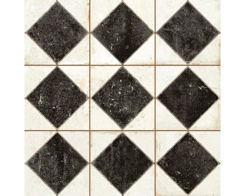 Wandfliese FS Arles black LT 33x33 cm matt