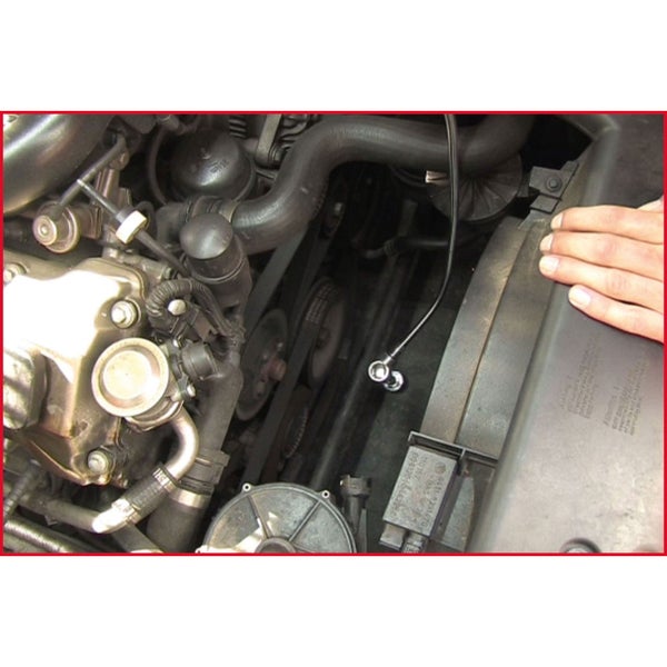 Detailansicht eines Automobilmotors