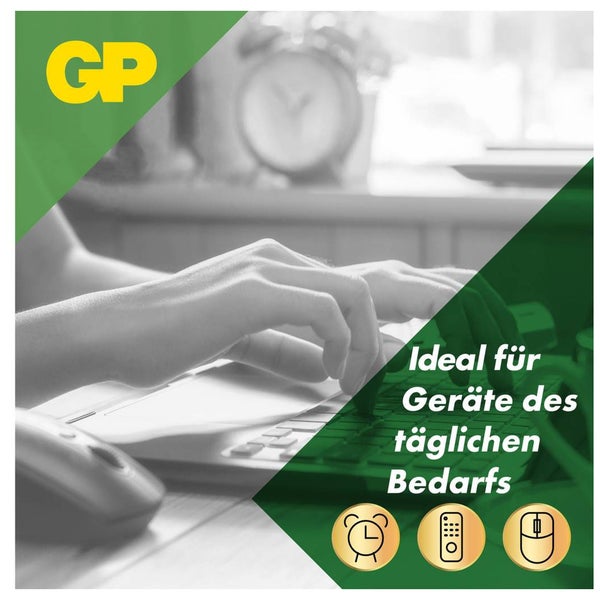 AA Mignon Batterie GP Alkaline Super 1,5V 40 Stück