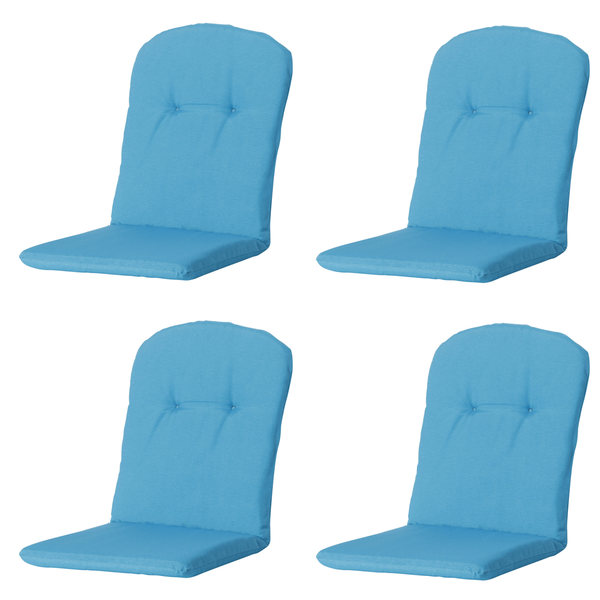 Stuhlauflage Stapelstuhl Panama aqua - Ca. 96x45 cm - 4er-Set