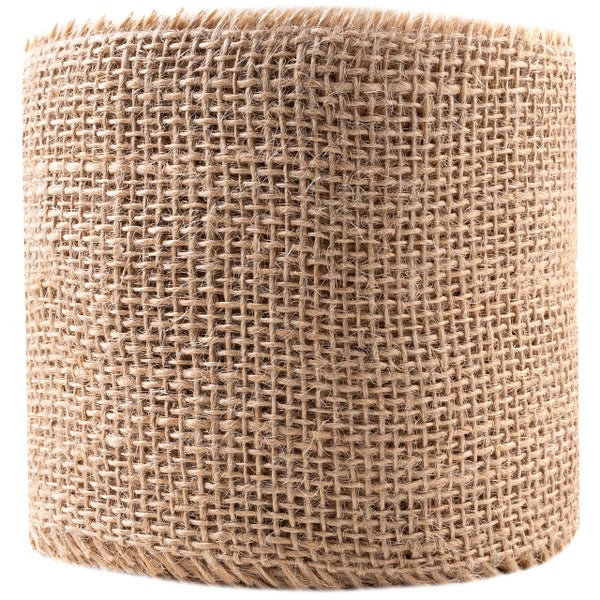 Juterolle aus Naturfasern für Garten und Dekoration.