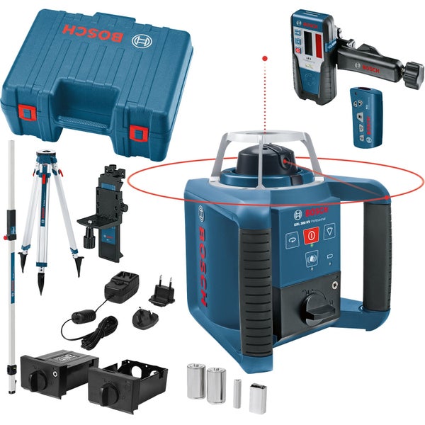 Bosch GRL 300 HV Professional Rotationslaser Set mit Zubehör