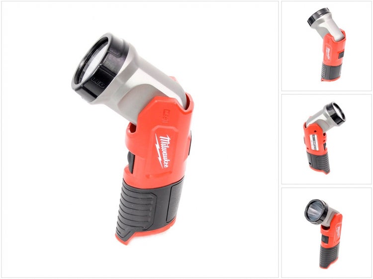 Milwaukee Logo LED-Arbeitsleuchte mit verstellbarem Kopf