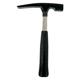 Dachdeckerhammer mit Metallkopf und strukturiertem Griff