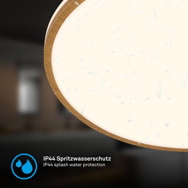 LED Deckenlampe Deckenleuchte Badlampe Spritzwasserschutz Warmweiß Bad