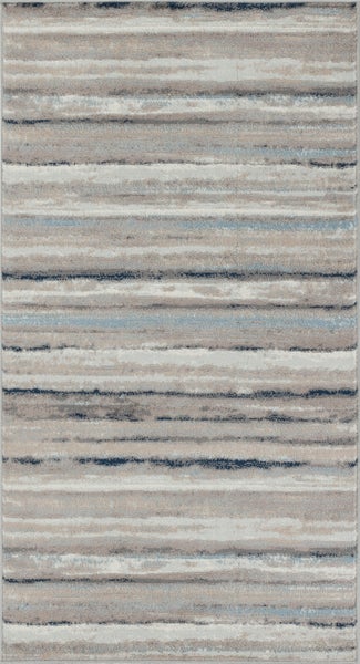 Moderner Skandinavischer Teppich Weiß/Grau/Blau 80x150 cm PANDORA