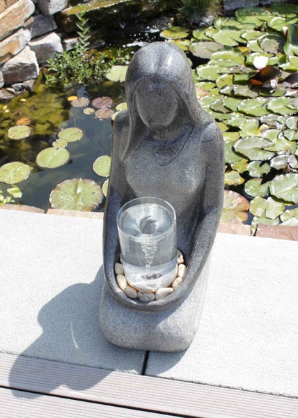 Gartenbrunnen Zierbrunnen FoDonna mit Wasserstrudel Effekt 10897