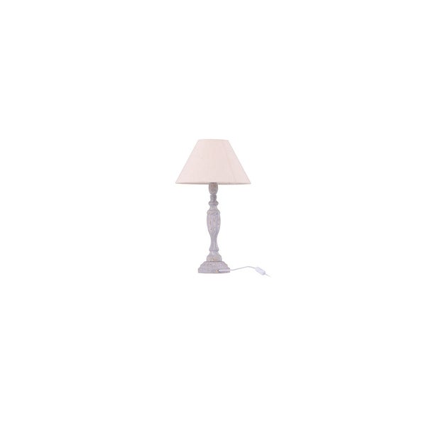 Caen Beleuchtung Tischlampe 35x35x62cm Beige. 35 X 35 X 62 cm