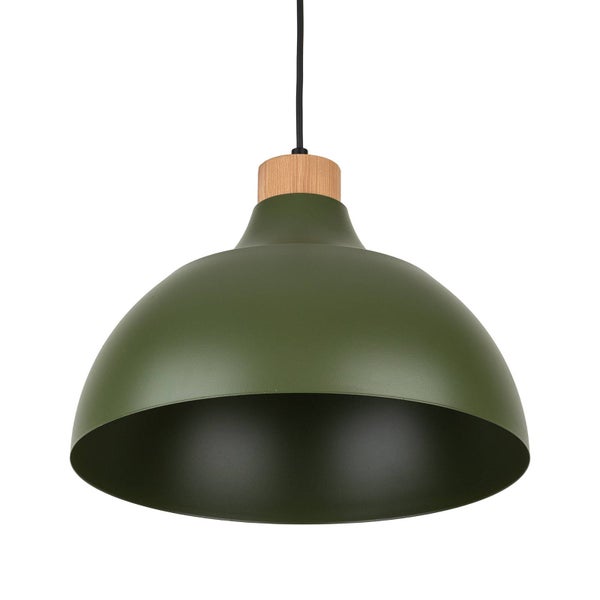 Envostar Pendelleuchte Kaitt (Skandinavisch) in Grün aus Metall (1 flammig, E27) - Deckenlampe Esstischlampe Hängelampe Hängeleuchte Wohnzimmerleuchte