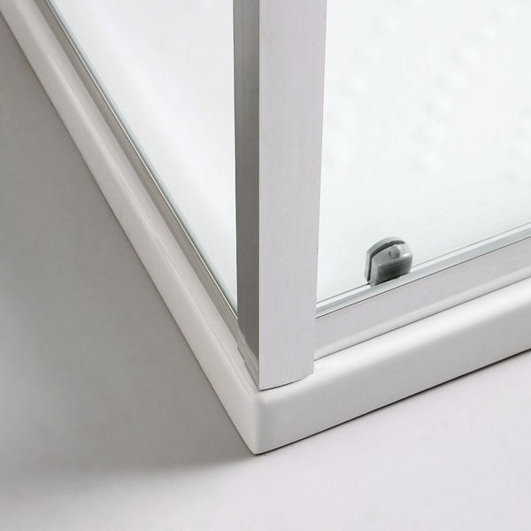 80x80x80 cm U-Form Duschkabine mit Sicherheitsglas 6 mm