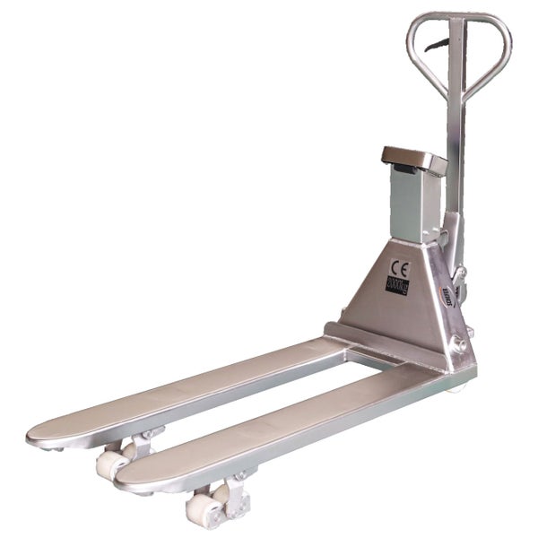 Handhubwagen mit Waage für den Transport von Lasten