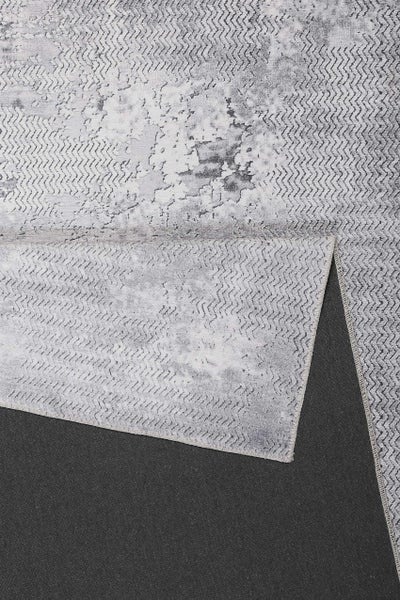 Vintage Teppich Grau Kurzflor Radiate WECONhome 160x230 cm