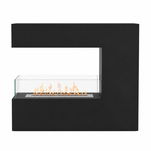 Wandleuchte aus Metall und Glas