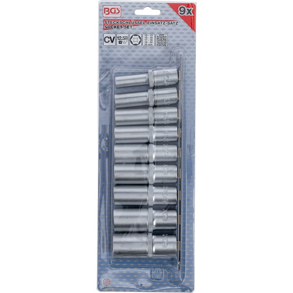 BGS technic Steckschlüsseleinsatz Satz, 9-teilig