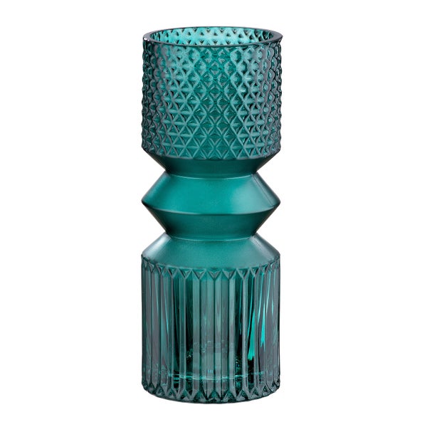 Vase GILDE Höhe 30 cm grün Glas