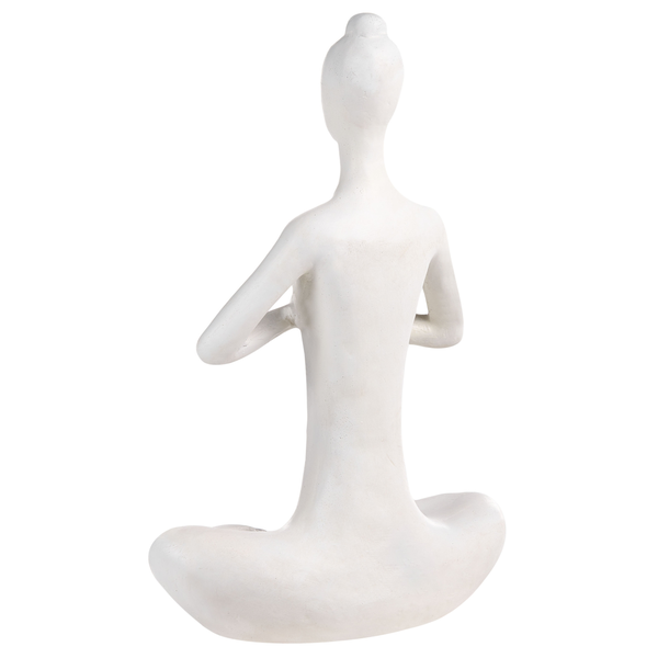 Dekorative Yoga Figur sitzend in Meditationshaltung