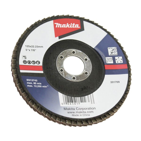 Makita Fächerschleifscheibe 125 mm A40 - D-63476