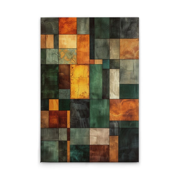 Teppich mit geometrischem Fliesenmuster für den Innenbereich